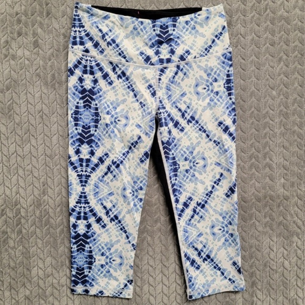 Victoria's Secret VSX Sport‎ Knockout Capri Legging Women's Small Blue Yoga Gym